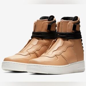 NIKE Air Force 1 Rebel XX Praline Boot Sneakers & Free Dust Bag Women Size 7